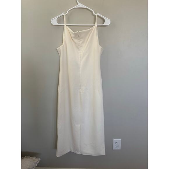 NWOT Staud Una Tailored Midi Dress in Ecru SZ S - Picture 10 of 10